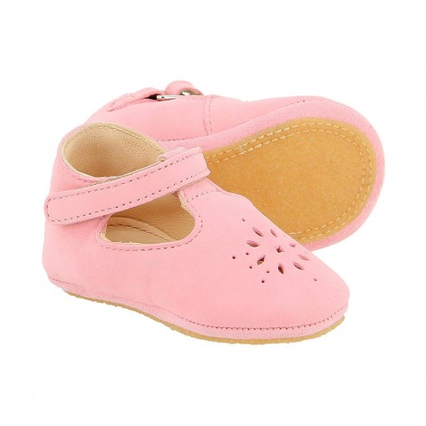 Chaussons Cuir LillyP Rose